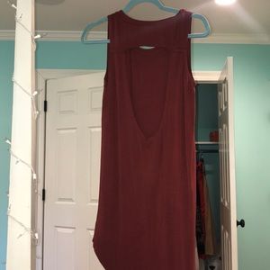 burgundy Tres Bien dress 💕